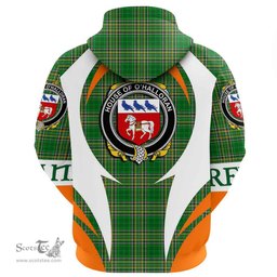 Irish House of O HALLORAN Coat of Arms Family Crest Ireland Hoodie Irish National Tartan Action Style