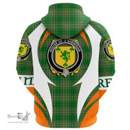 Irish House of O SHERIDAN Coat of Arms Family Crest Ireland Hoodie Irish National Tartan Action Style