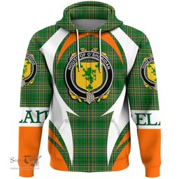 Irish House of O SHERIDAN Coat of Arms Family Crest Ireland Hoodie Irish National Tartan Action Style