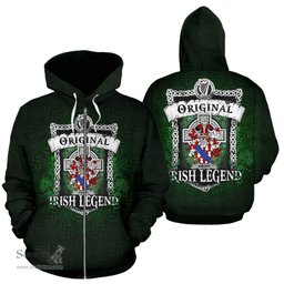 Irish Amory Coat of Arms Family Crest Ireland Hoodie Original Irish Legend Hoodie