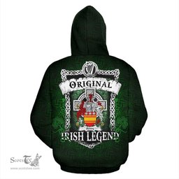Irish Berry Coat of Arms Family Crest Ireland Hoodie Original Irish Legend Hoodie