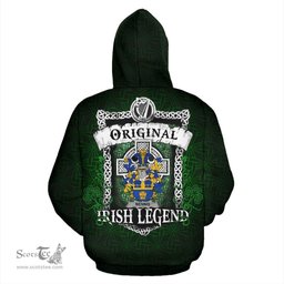 Irish Bennis Coat of Arms Family Crest Ireland Hoodie Original Irish Legend Hoodie