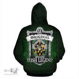 Irish Ashmore Coat of Arms Family Crest Ireland Hoodie Original Irish Legend Hoodie