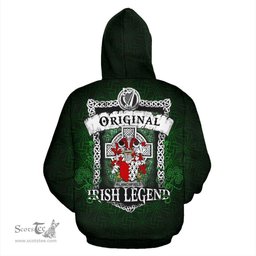 Irish Blanchfield Coat of Arms Family Crest Ireland Hoodie Original Irish Legend Hoodie