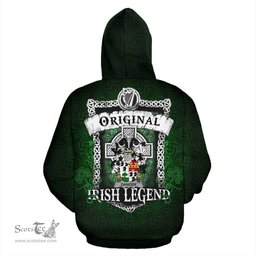 Irish Dancer Coat of Arms Family Crest Ireland Hoodie Original Irish Legend Hoodie