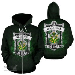 Irish Crotty or O'Crotty Coat of Arms Family Crest Ireland Hoodie Original Irish Legend Hoodie