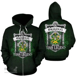 Irish Curdy or McCurdy Coat of Arms Family Crest Ireland Hoodie Original Irish Legend Hoodie
