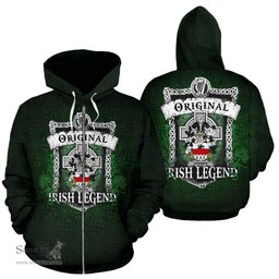 Irish Cornyn or O'Cornyn Coat of Arms Family Crest Ireland Hoodie Original Irish Legend Hoodie