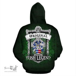 Irish Dodwell Coat of Arms Family Crest Ireland Hoodie Original Irish Legend Hoodie