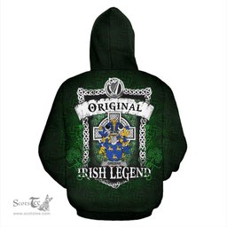 Irish Greene Coat of Arms Family Crest Ireland Hoodie Original Irish Legend Hoodie