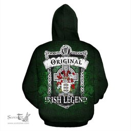 Irish Gun Coat of Arms Family Crest Ireland Hoodie Original Irish Legend Hoodie