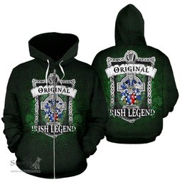 Irish Herbert Coat of Arms Family Crest Ireland Hoodie Original Irish Legend Hoodie
