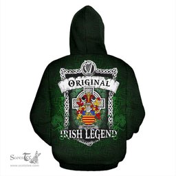 Irish Gregory Coat of Arms Family Crest Ireland Hoodie Original Irish Legend Hoodie