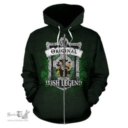 Irish Gillman Coat of Arms Family Crest Ireland Hoodie Original Irish Legend Hoodie