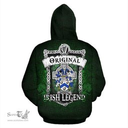 Irish Durrant Coat of Arms Family Crest Ireland Hoodie Original Irish Legend Hoodie
