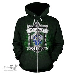 Irish Gibson Coat of Arms Family Crest Ireland Hoodie Original Irish Legend Hoodie