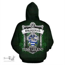 Irish Peppard Coat of Arms Family Crest Ireland Hoodie Original Irish Legend Hoodie