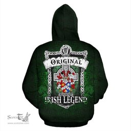 Irish McClintock Coat of Arms Family Crest Ireland Hoodie Original Irish Legend Hoodie