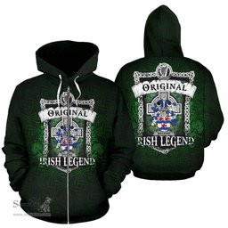 Irish Milligan Coat of Arms Family Crest Ireland Hoodie Original Irish Legend Hoodie