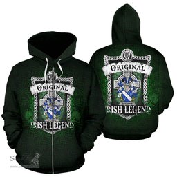 Irish Needham or O'Nee Coat of Arms Family Crest Ireland Hoodie Original Irish Legend Hoodie