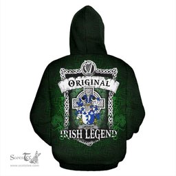 Irish Linaker Coat of Arms Family Crest Ireland Hoodie Original Irish Legend Hoodie