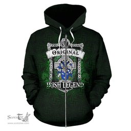 Irish Magill Coat of Arms Family Crest Ireland Hoodie Original Irish Legend Hoodie