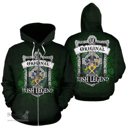 Irish Markham Coat of Arms Family Crest Ireland Hoodie Original Irish Legend Hoodie