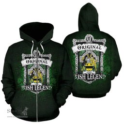 Irish McFall Coat of Arms Family Crest Ireland Hoodie Original Irish Legend Hoodie