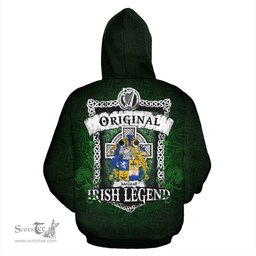 Irish McGrail Coat of Arms Family Crest Ireland Hoodie Original Irish Legend Hoodie