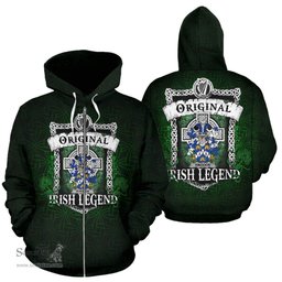 Irish Kingdon Coat of Arms Family Crest Ireland Hoodie Original Irish Legend Hoodie