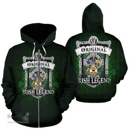 Irish McCann Coat of Arms Family Crest Ireland Hoodie Original Irish Legend Hoodie