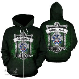 Irish McClure Coat of Arms Family Crest Ireland Hoodie Original Irish Legend Hoodie