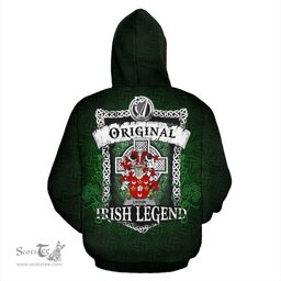 Irish Lydon or Leyden Coat of Arms Family Crest Ireland Hoodie Original Irish Legend Hoodie