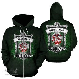 Irish Langton Coat of Arms Family Crest Ireland Hoodie Original Irish Legend Hoodie