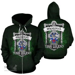 Irish Pendleton Coat of Arms Family Crest Ireland Hoodie Original Irish Legend Hoodie