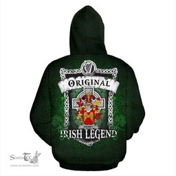 Irish Rainey Coat of Arms Family Crest Ireland Hoodie Original Irish Legend Hoodie