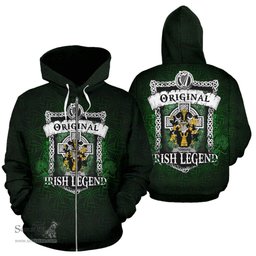Irish Towers Coat of Arms Family Crest Ireland Hoodie Original Irish Legend Hoodie