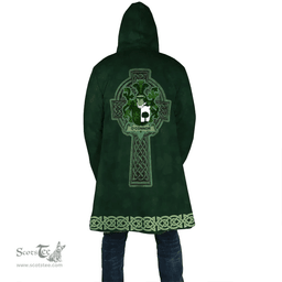 Irish Connor or O Connor Sligo Coat of Arms Irish Cloak Hooded Cape Coat Irish Cross with Celtic Knot and Claddagh Ring