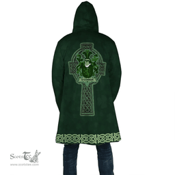 Irish Connor or O Connor Kerry Coat of Arms Irish Cloak Hooded Cape Coat Irish Cross with Celtic Knot and Claddagh Ring