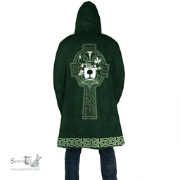 Irish Finnerty or O Finaghty Coat of Arms Irish Cloak Hooded Cape Coat Irish Cross with Celtic Knot and Claddagh Ring