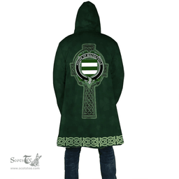 Irish House of MACGILFOYLE Coat of Arms Irish Cloak Hooded Cape Coat Irish Cross with Celtic Knot and Claddagh Ring