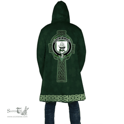 Irish House of O LEARY Coat of Arms Irish Cloak Hooded Cape Coat Irish Cross with Celtic Knot and Claddagh Ring