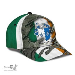 Irish Bermingham Coat Of Arms Family Crest Ireland Cap Irish In Me Cap