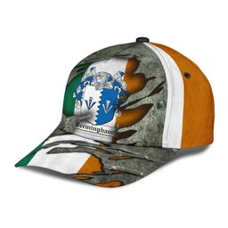 Irish Bermingham Coat Of Arms Family Crest Ireland Cap Irish In Me Cap