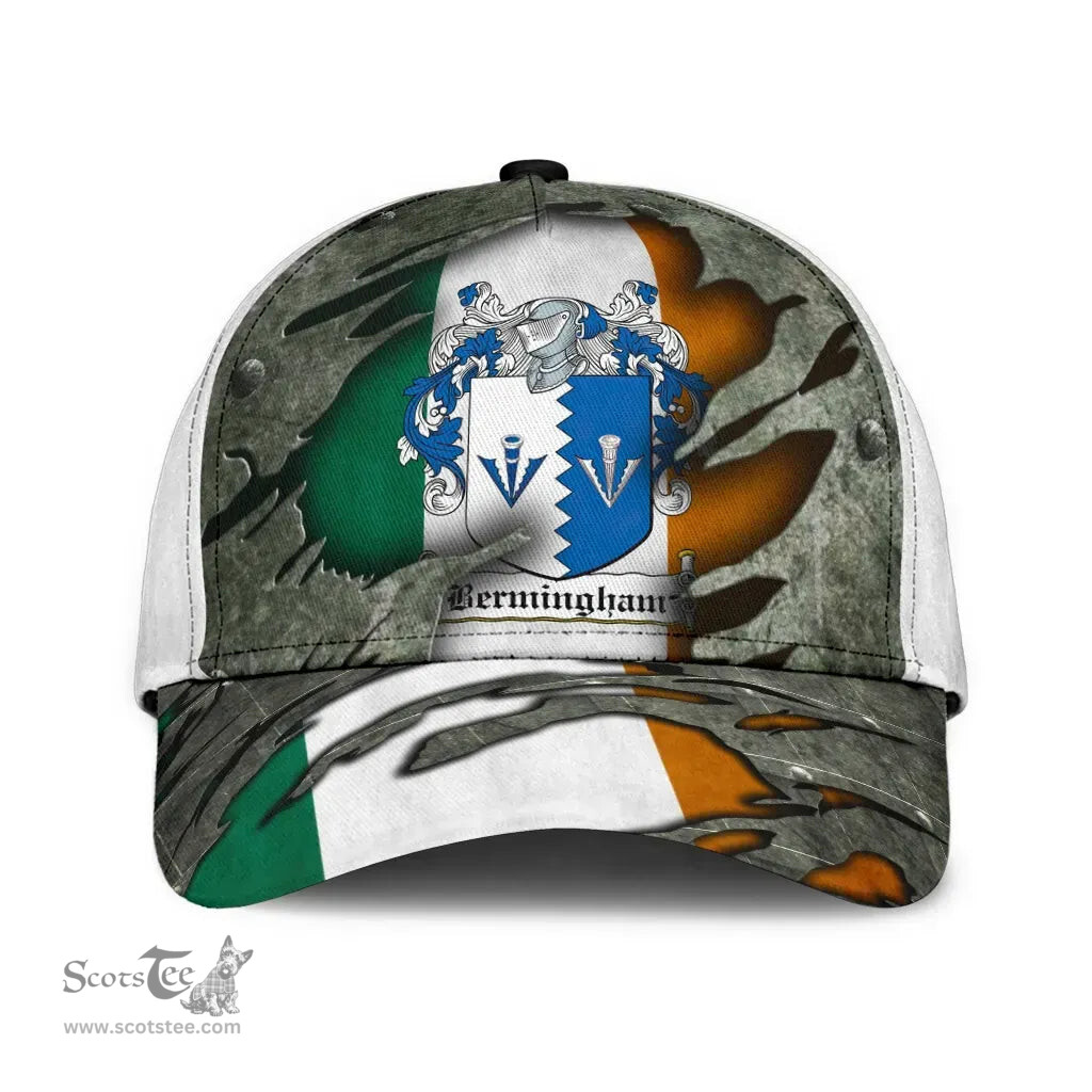 Irish Bermingham Coat Of Arms Family Crest Ireland Cap Irish In Me Cap