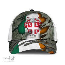 Irish Bathe Coat Of Arms Family Crest Ireland Cap Irish In Me Cap