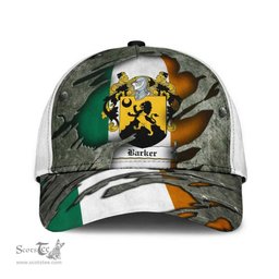 Irish Barker Coat Of Arms Family Crest Ireland Cap Irish In Me Cap