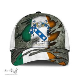 Irish Bernard Coat Of Arms Family Crest Ireland Cap Irish In Me Cap
