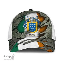 Irish Bailey Coat Of Arms Family Crest Ireland Cap Irish In Me Cap