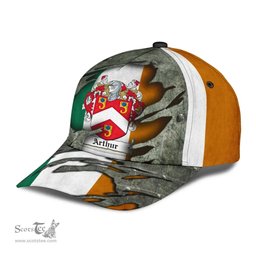 Irish Arthur Coat Of Arms Dublinarms Family Crest Ireland Cap Irish In Me Cap